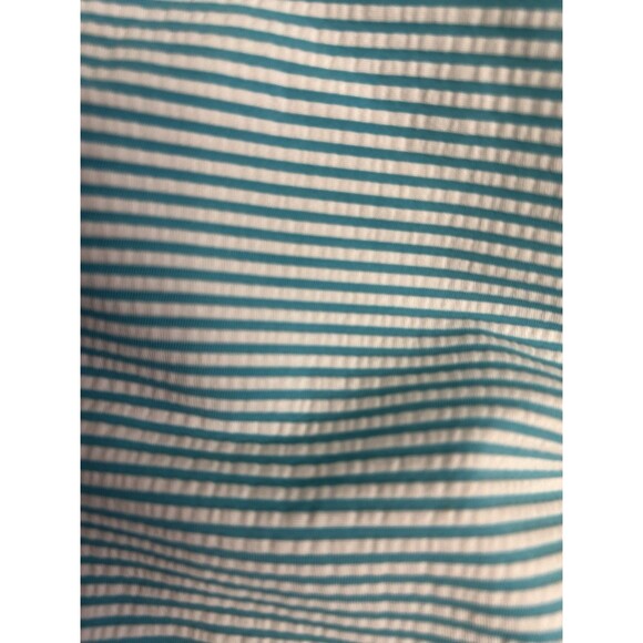 Lands End Pastel Rainbow Seersucker Striped Tankini top Size 22W red yellow swim - Picture 4 of 7